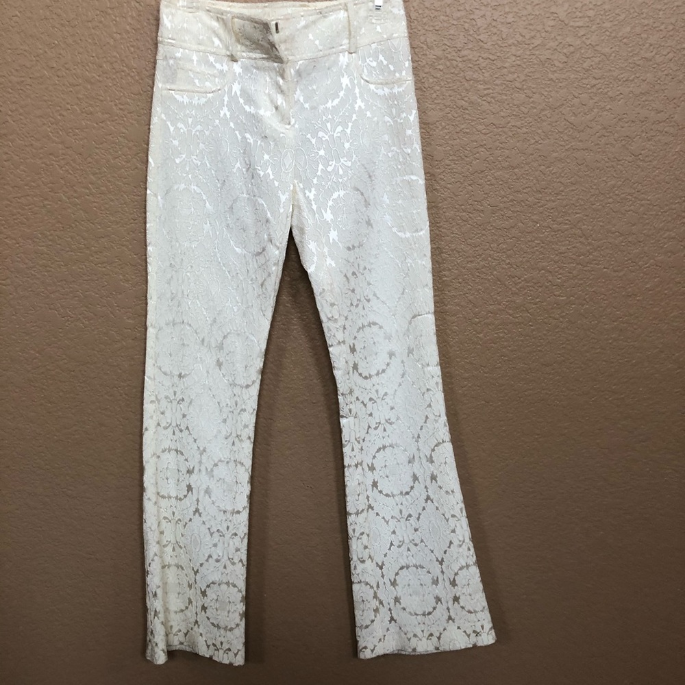 Pants with bottom flare
